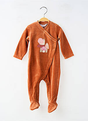Pyjama fermeture pressionnée orange MAYORAL fille