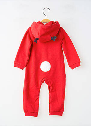 Combi-pantalon coupe droite manches longues rouge BOBOLI enfant