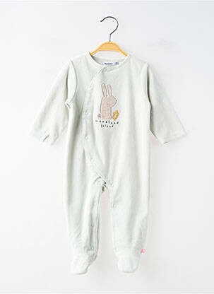 Pyjama tissage velours vert NOUKIE'S enfant