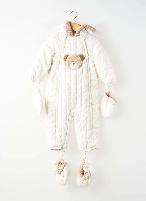 Combi-pantalon manches longues blanc MAYORAL fille