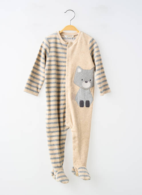 Pyjama col rond marron MAYORAL enfant