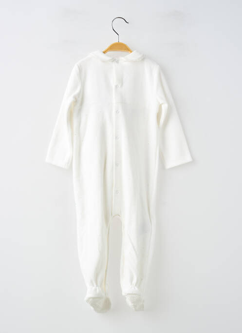 Pyjama fermeture pressionnée blanc MAYORAL fille