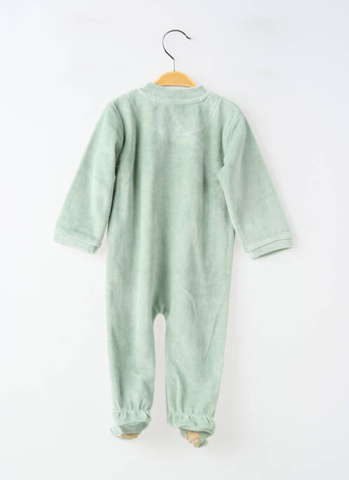 Pyjama tissage velours vert LOSAN enfant