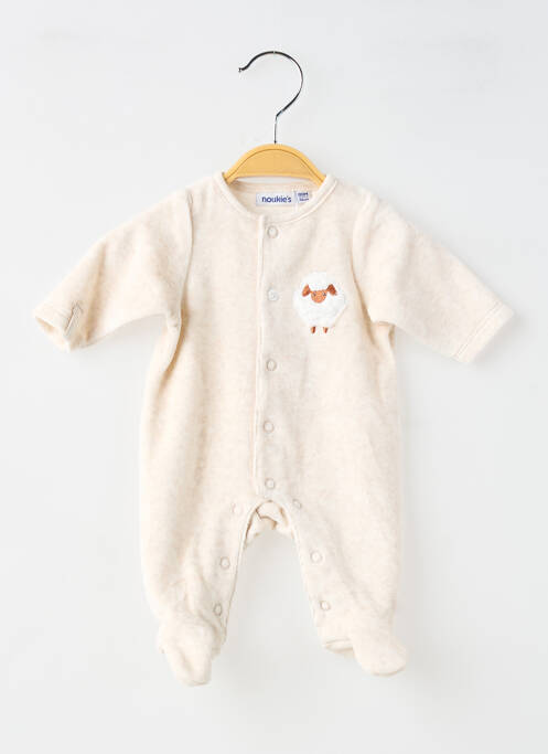 Pyjama tissage velours beige NOUKIE'S enfant