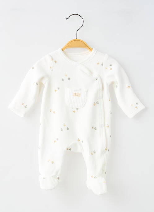 Pyjama tissage velours blanc MAYORAL enfant