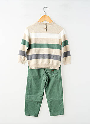 Ensemble pantalon taille élastique vert MAYORAL garcon