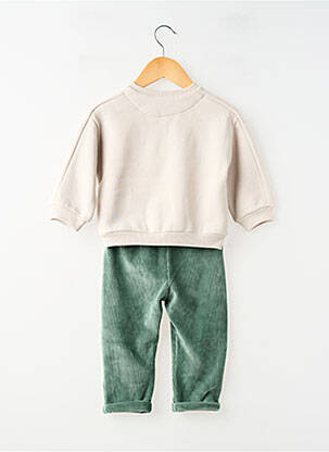 Ensemble pantalon taille élastique vert MAYORAL garçon