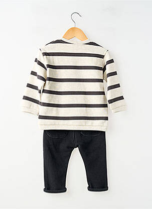 Ensemble pantalon taille élastique gris LOSAN garçon