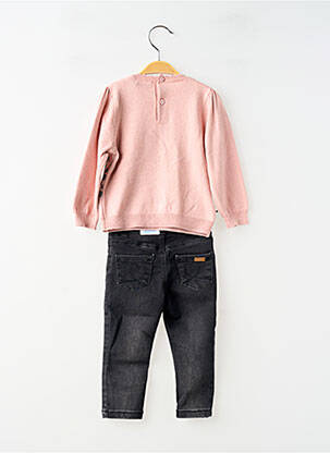 Ensemble pantalon maille fine rose MAYORAL fille