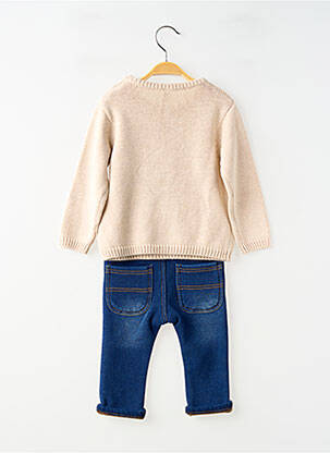 Ensemble pantalon maille tricot bleu LOSAN garçon