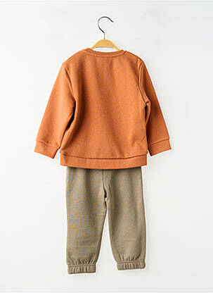 Ensemble pantalon taille élastique orange LOSAN garcon