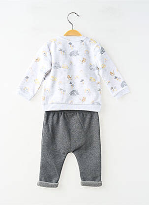 Ensemble pantalon taille élastique gris LOSAN garcon