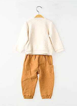Ensemble pantalon taille élastique beige MAYORAL garcon