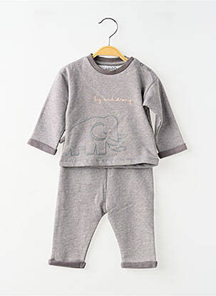 Ensemble pantalon maille fine gris LOSAN garcon