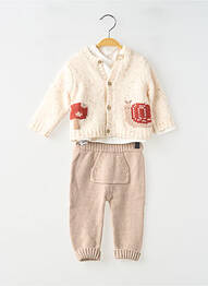 Ensemble pantalon col rond beige MAYORAL enfant