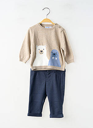 Ensemble pantalon bas pantalon bleu MAYORAL garcon