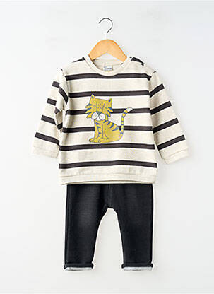 Ensemble pantalon bas pantalon gris LOSAN garcon