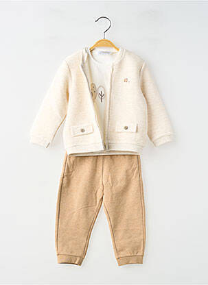 Ensemble de sport type de haut veste beige MAYORAL garcon