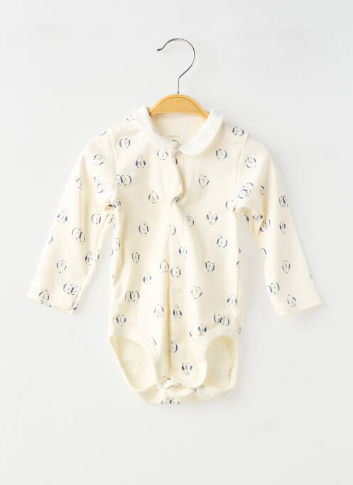 Ensemble pantalon manches longues blanc PETIT BATEAU enfant