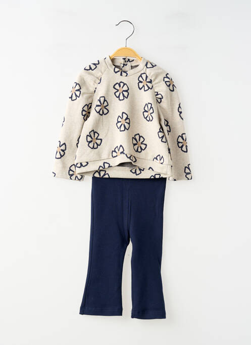 Ensemble pantalon manches longues bleu LOSAN fille