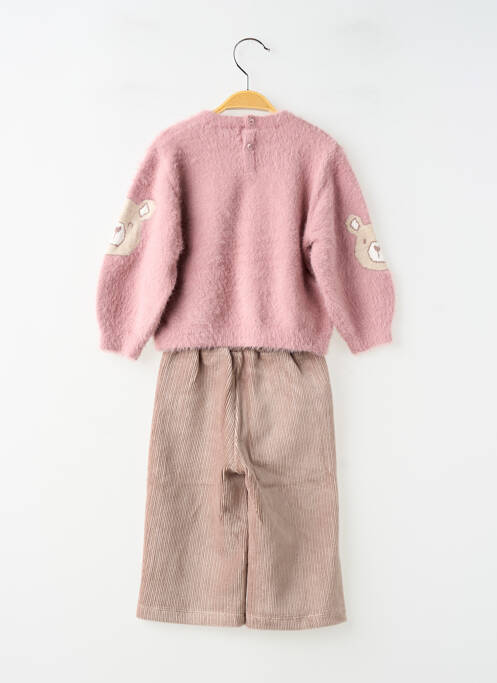 Ensemble pantalon manches longues rose MAYORAL fille