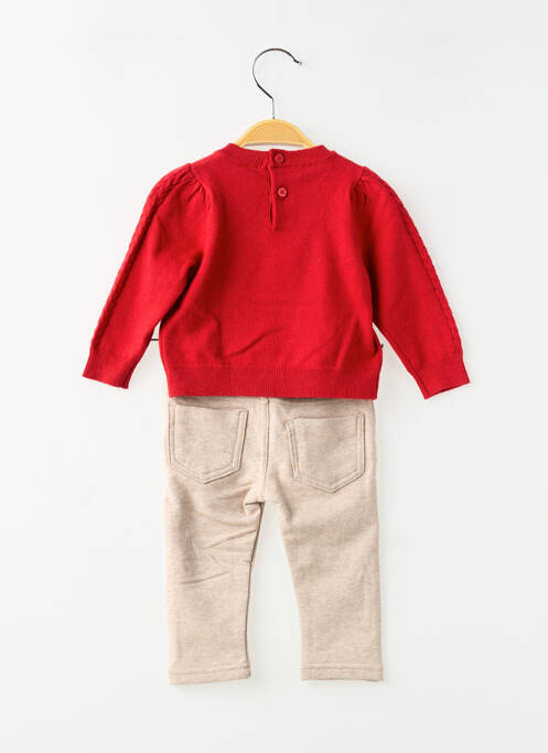 Ensemble pantalon manches longues rouge MAYORAL fille