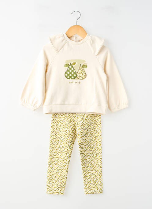 Ensemble pantalon manches longues vert MAYORAL fille