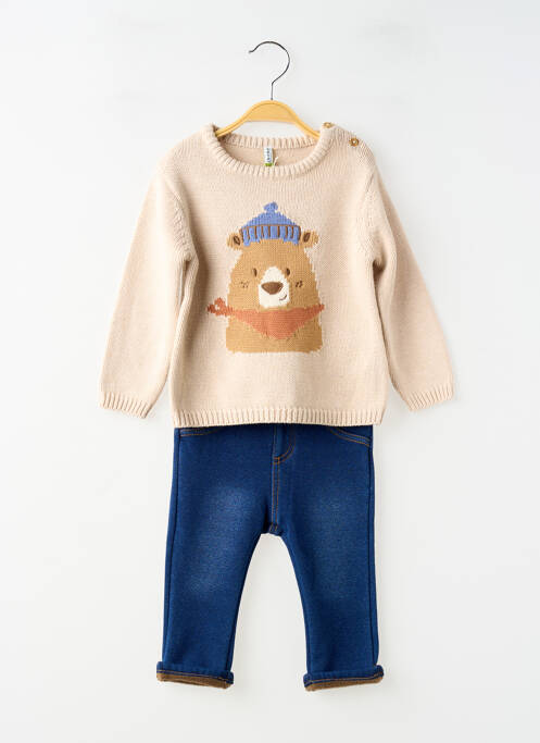 Ensemble pantalon bas pantalon bleu LOSAN garcon