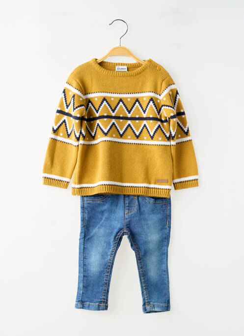 Ensemble pantalon bas pantalon jaune LOSAN garcon