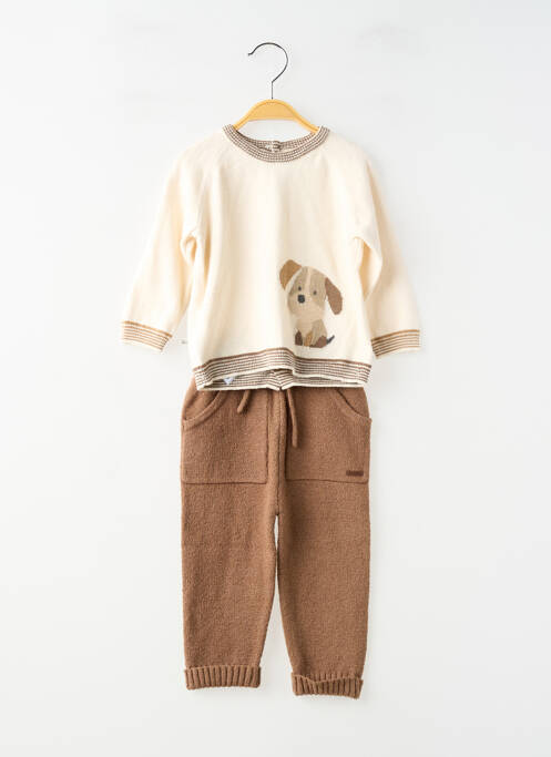 Ensemble pantalon bas pantalon marron MAYORAL garcon