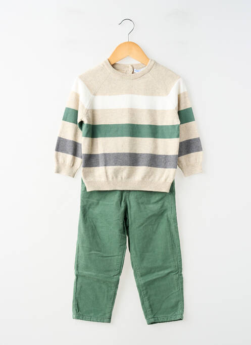 Ensemble pantalon bas pantalon vert MAYORAL garcon
