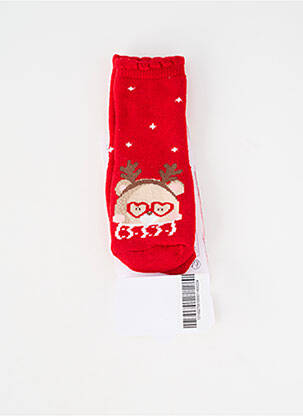 Chaussettes imprimé fantaisie rouge MAYORAL fille
