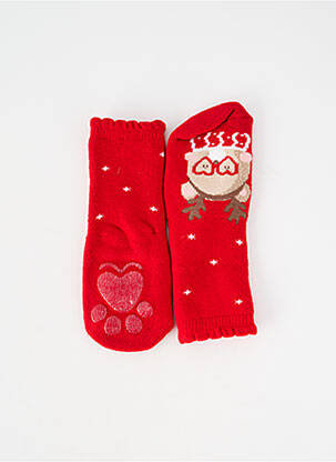 Chaussettes imprimé fantaisie rouge MAYORAL fille