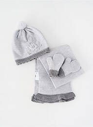 Bonnet maille fine gris MAYORAL fille