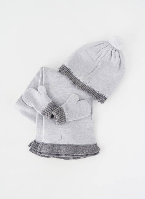 Bonnet maille fine gris MAYORAL fille