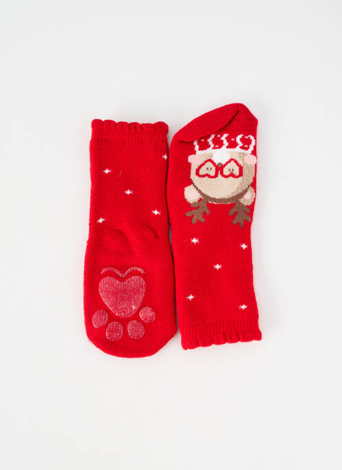 Chaussettes imprimé fantaisie rouge MAYORAL fille