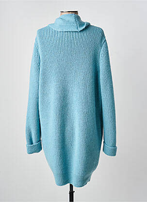 Gilet manches longues maille tricot bleu SAINT JAMES femme