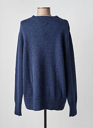 Pull coupe droite manches longues bleu DELAHAYE femme