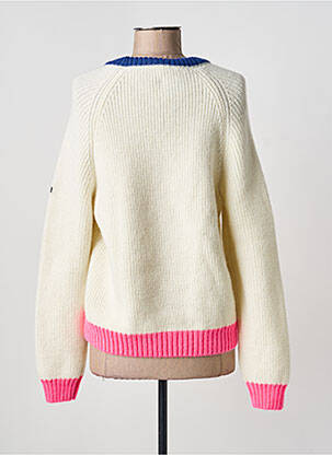 Pull coupe droite manches longues beige SAINT JAMES femme