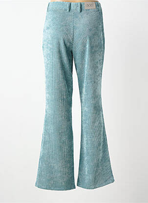 Pantalon flare stretch taille normale bleu SOET femme