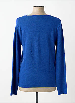 Pull coupe cintrée manches longues bleu ALL'OCEAN femme