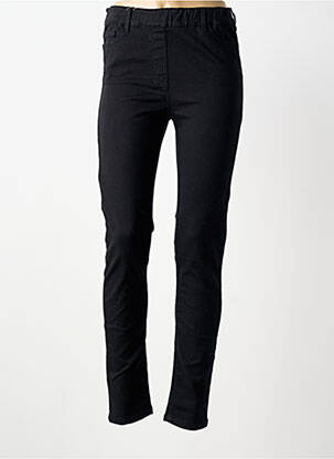 Jegging tissage popeline taille normale noir SAINT JAMES femme