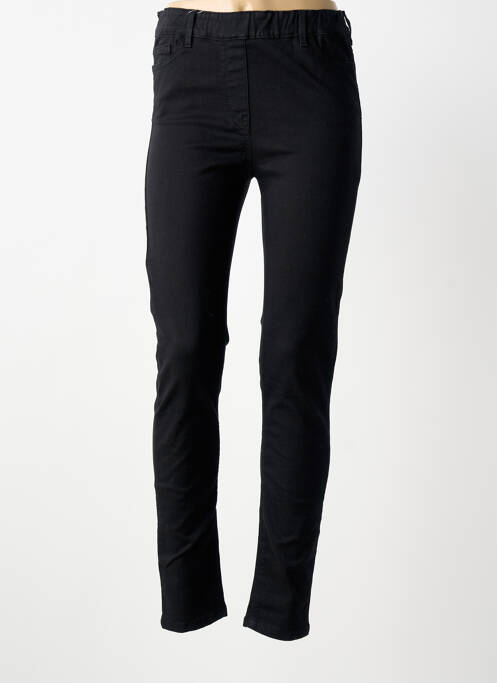 Jegging tissage popeline taille normale noir SAINT JAMES femme