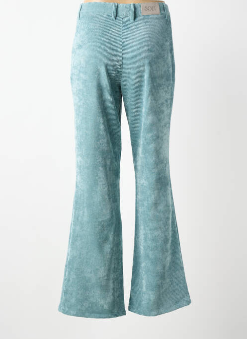 Pantalon flare stretch taille normale bleu SOET femme