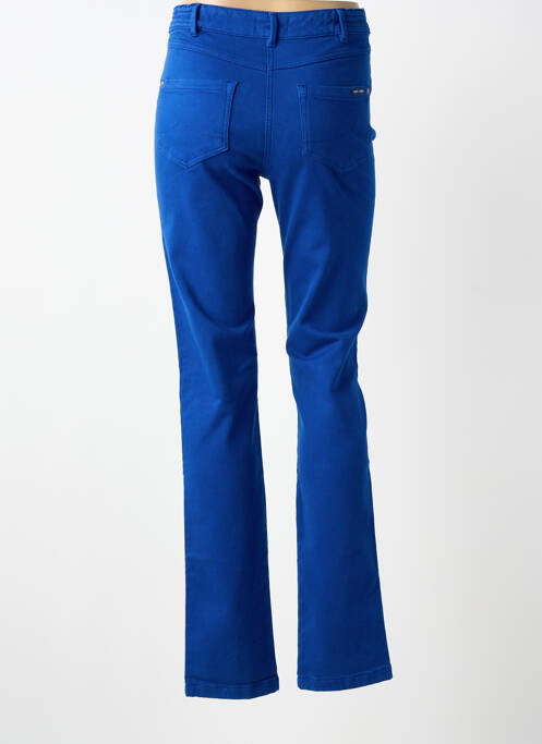 Pantalon slim stretch taille normale bleu SAINT JAMES femme
