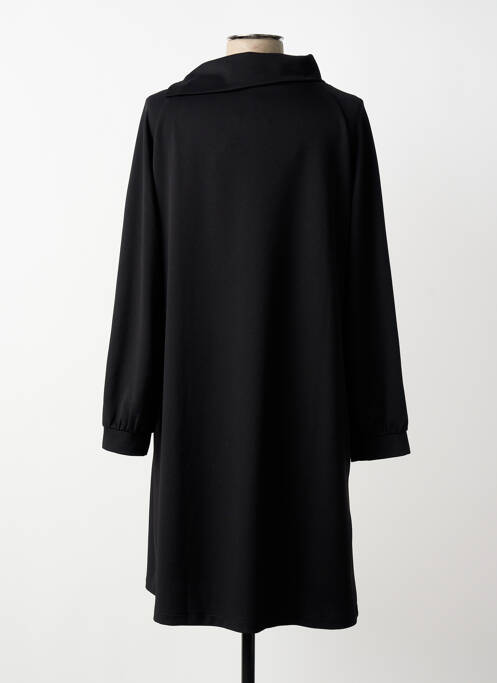 Robe pull stretch manches longues noir SENORETTA femme