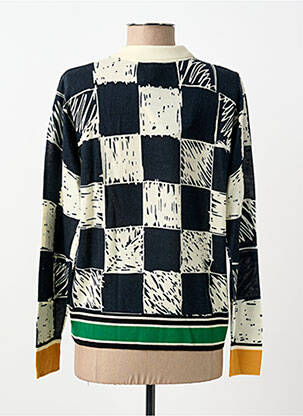 Pull coupe droite manches longues noir JEI'S BY LETIZIA DENARO femme