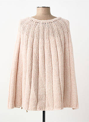 Pull coupe droite manches longues rose ELISA CAVALETTI femme