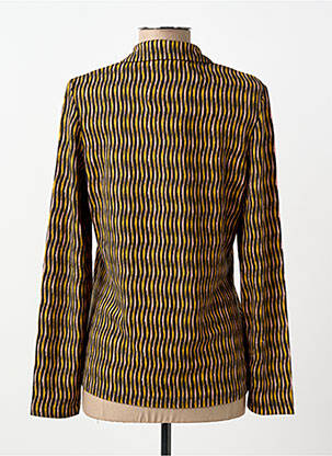 Chemisier coupe cintrée manches longues jaune SURKANA femme
