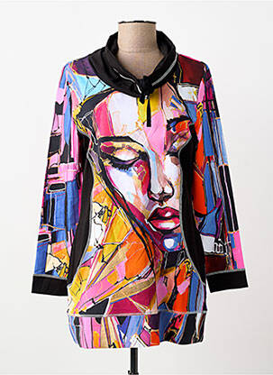 Tunique manches longues bleu DOLCEZZA femme